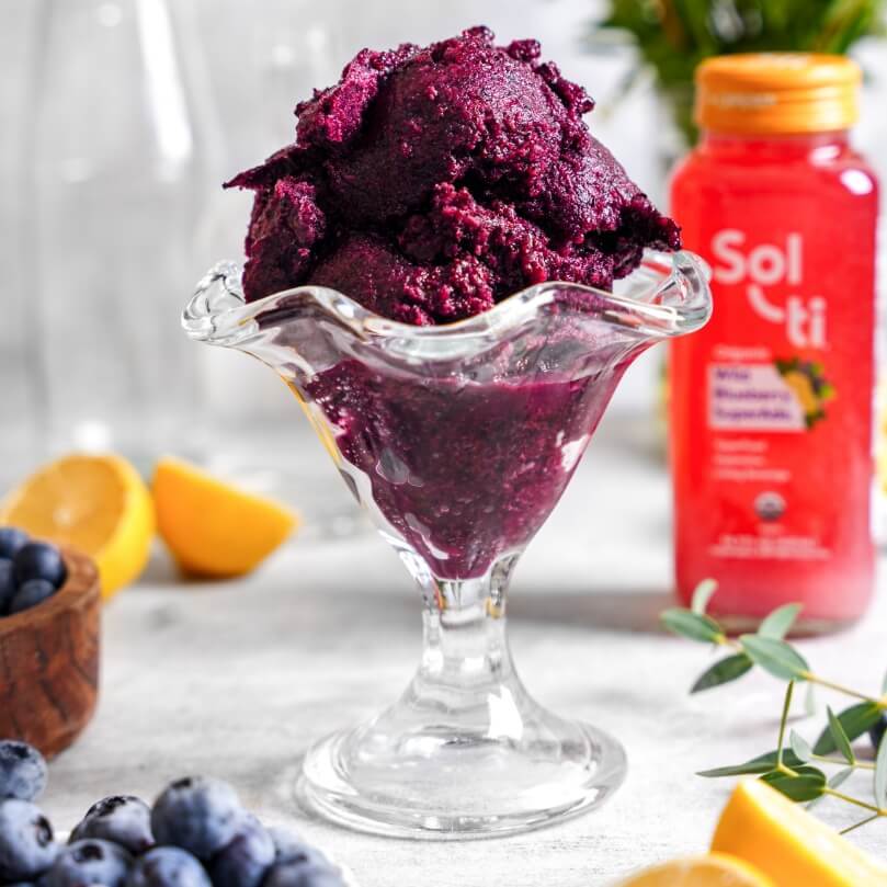 Sol-ti Lemon Blueberry Sorbet