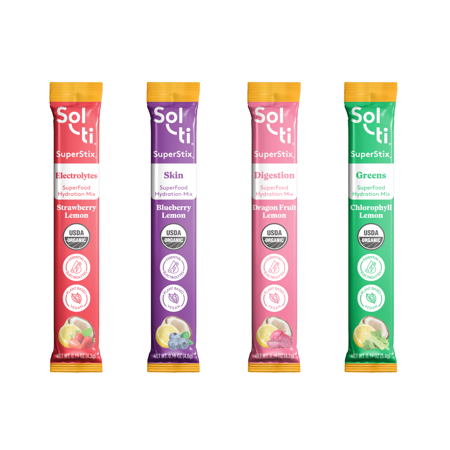 SuperStix® Hydration Sticks Variety Pack (All 4 Flavors)