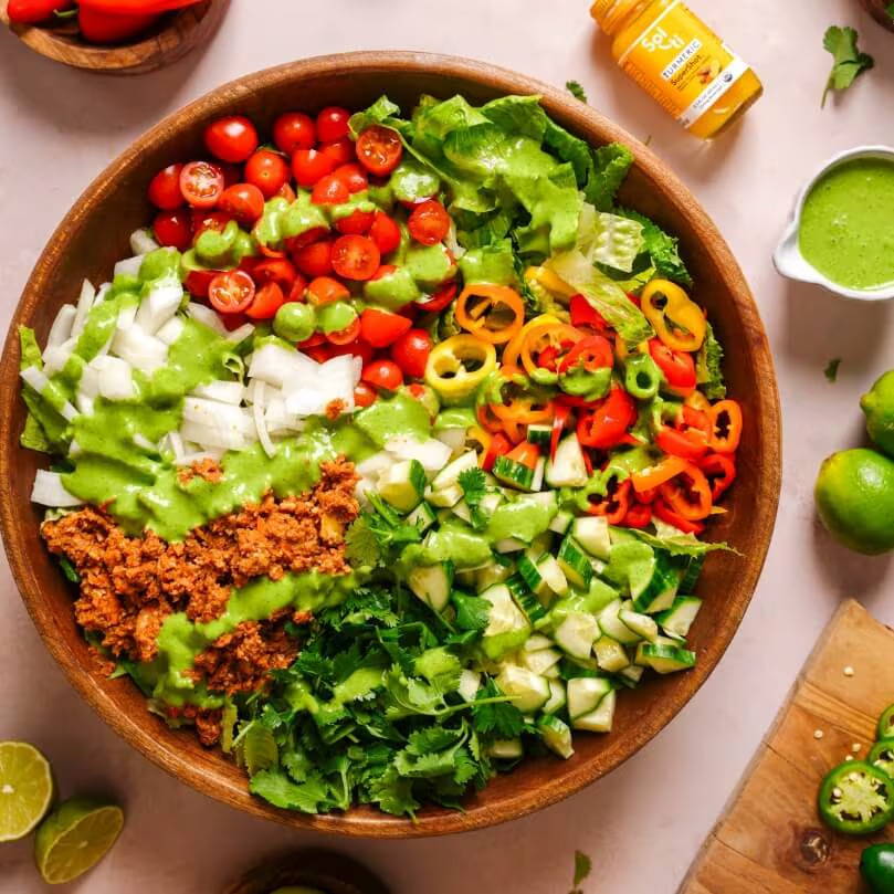 Raw Vegan Taco Salad