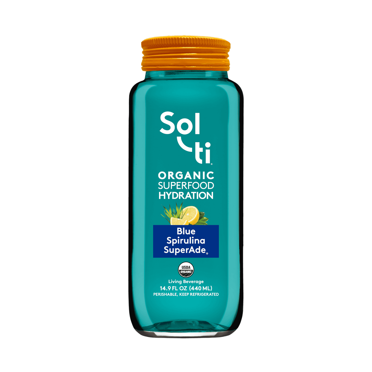 Blue Spirulina SuperAde® memory hydration superfood beverage