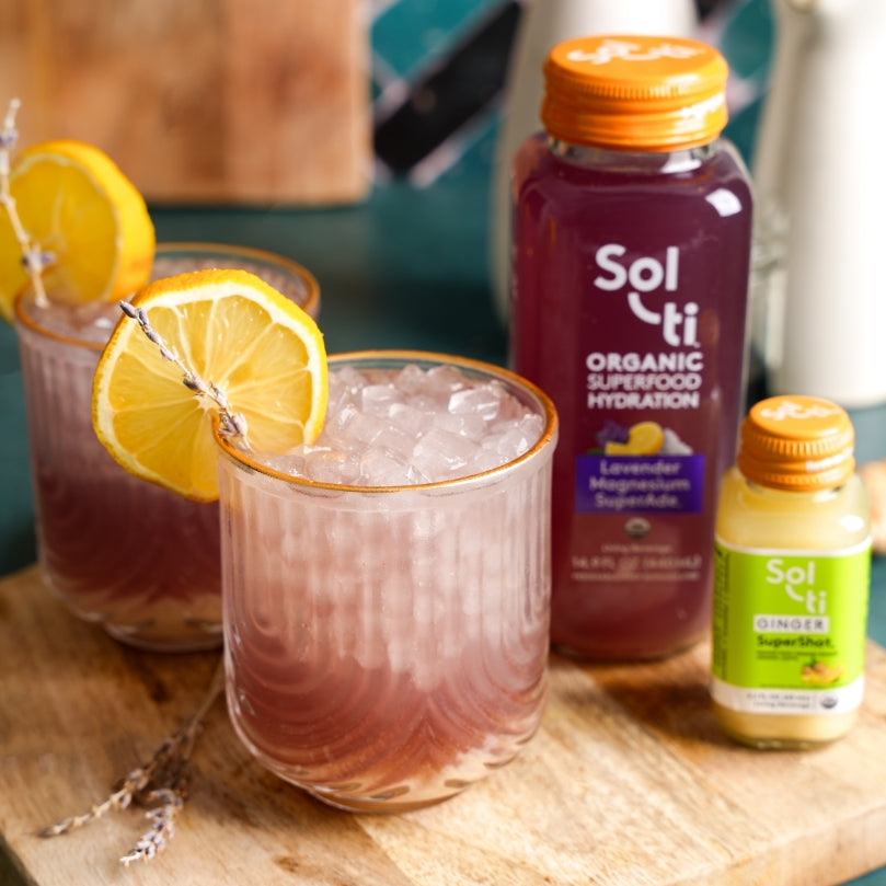 Sol-ti Ginger Lavender Mocktail