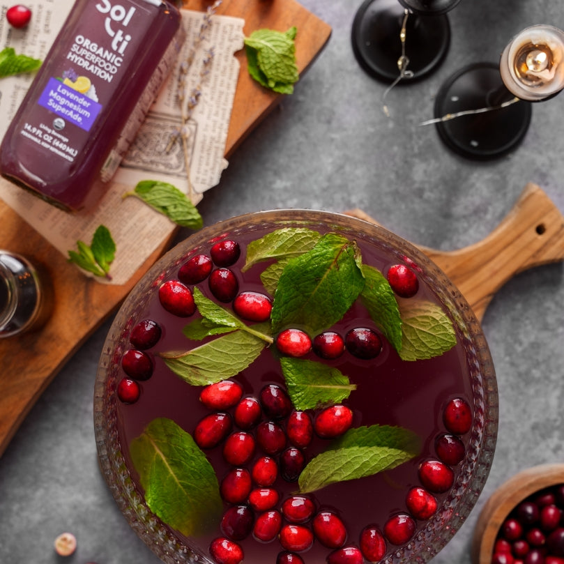Sol-ti Lavender Mint Punch Bowl