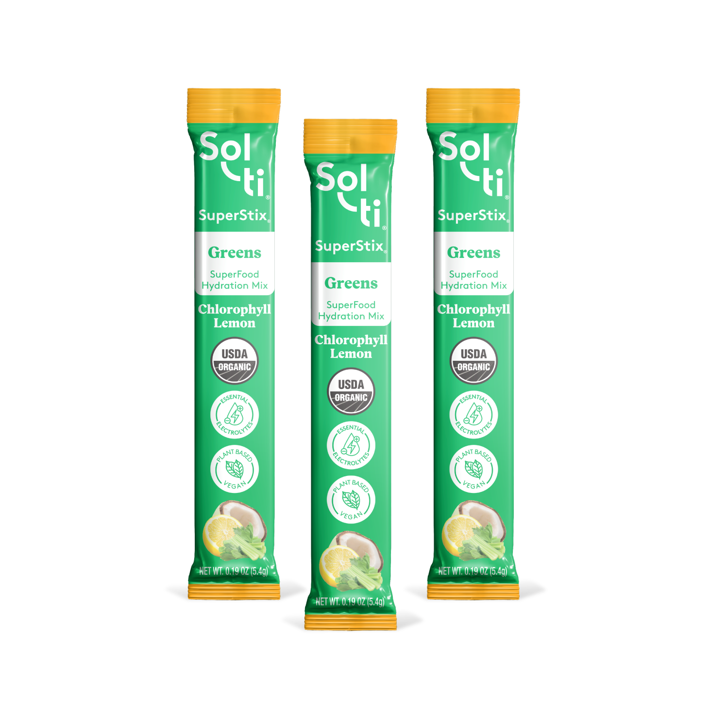 Sol-ti SuperStix Chlorophyll Lemon individual stix 3 stix