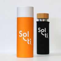 Thumbnail for Sol-ti Double Walled Glass Bottle with Infuser