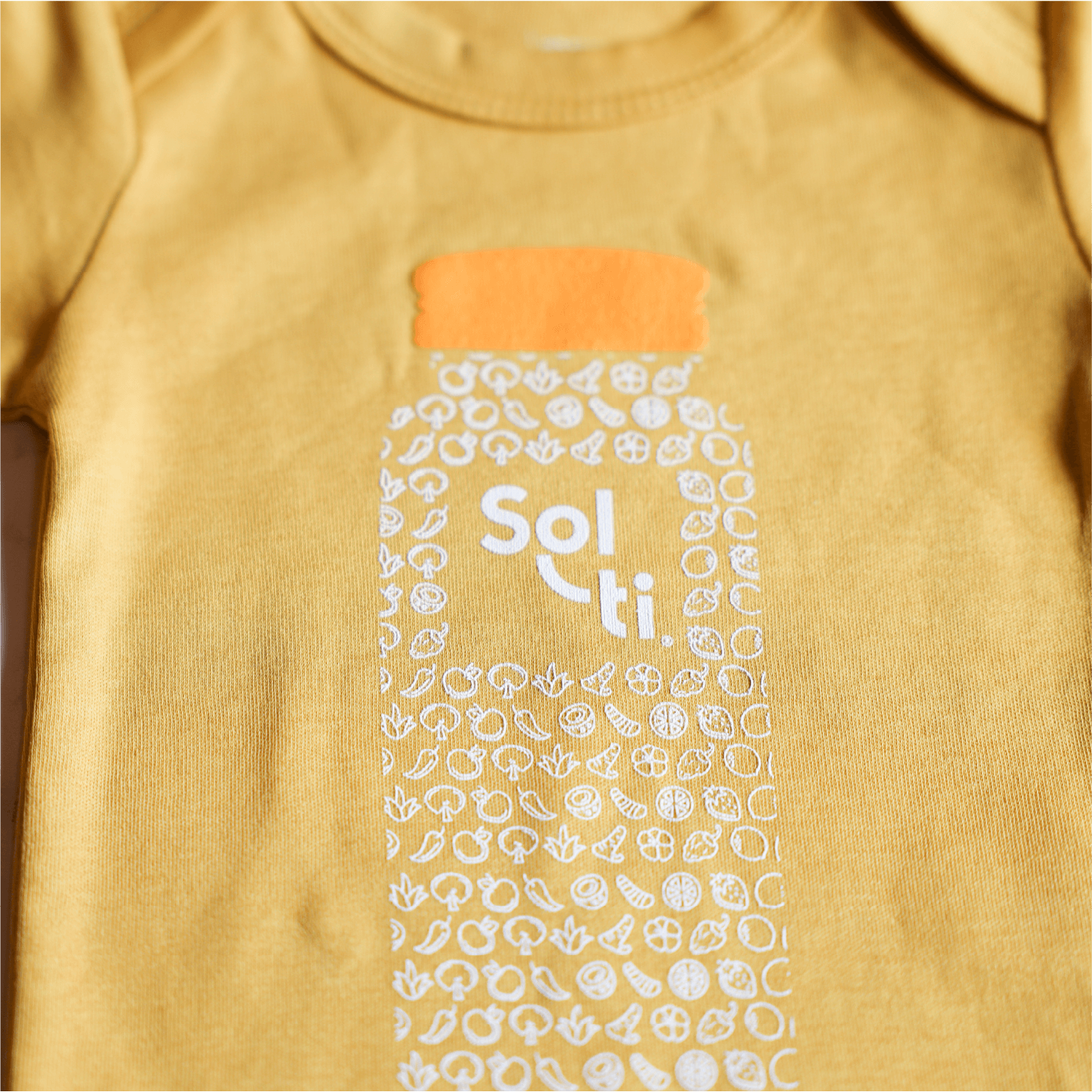 Baby Sol-ti Organic Cotton Signature Bottle Long Sleeve Onesie
